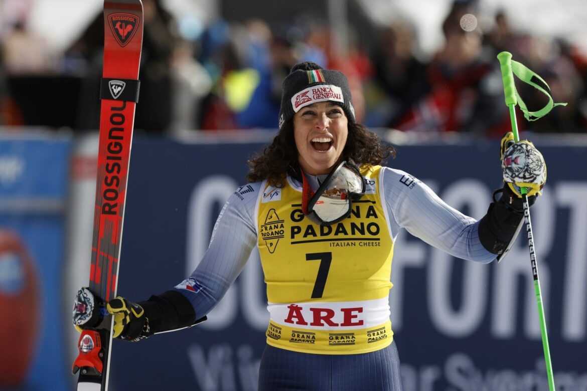 Brignone siegt in Are: Entscheidungen im Ski-Weltcup vertagt