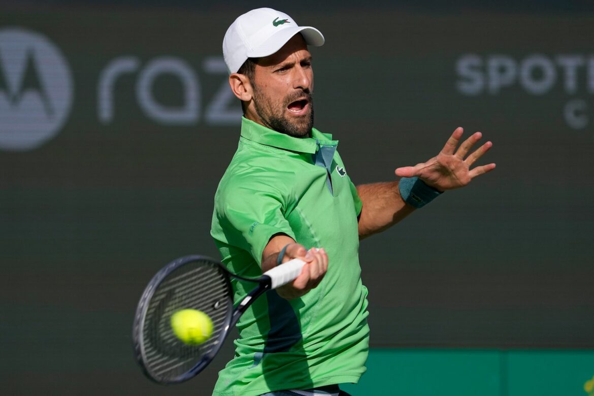 Djokovic gewinnt Auftaktmatch beim Turnier in Indian Wells
