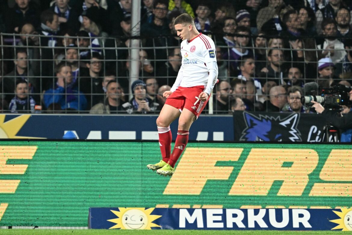 4:0 in Osnabrück: Fortuna Düsseldorf verdrängt den HSV