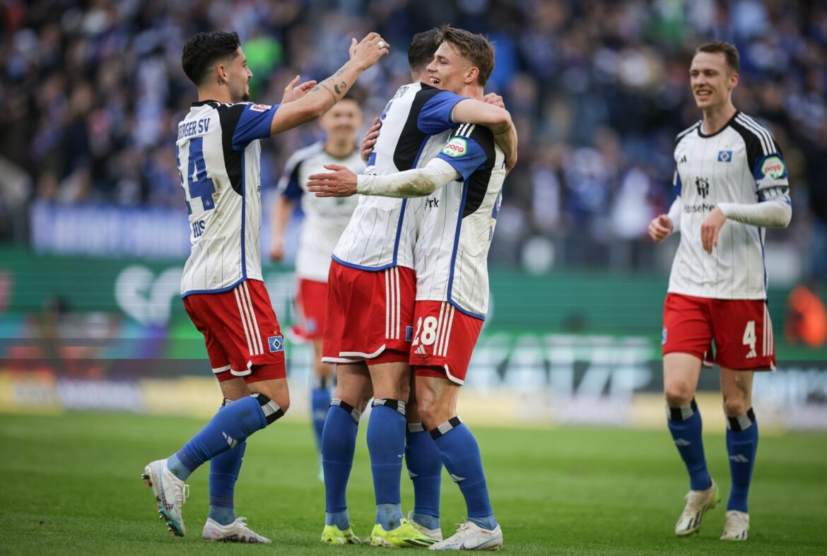 HSV wieder auf Kurs: 3:0 gegen Wehen Wiesbaden
