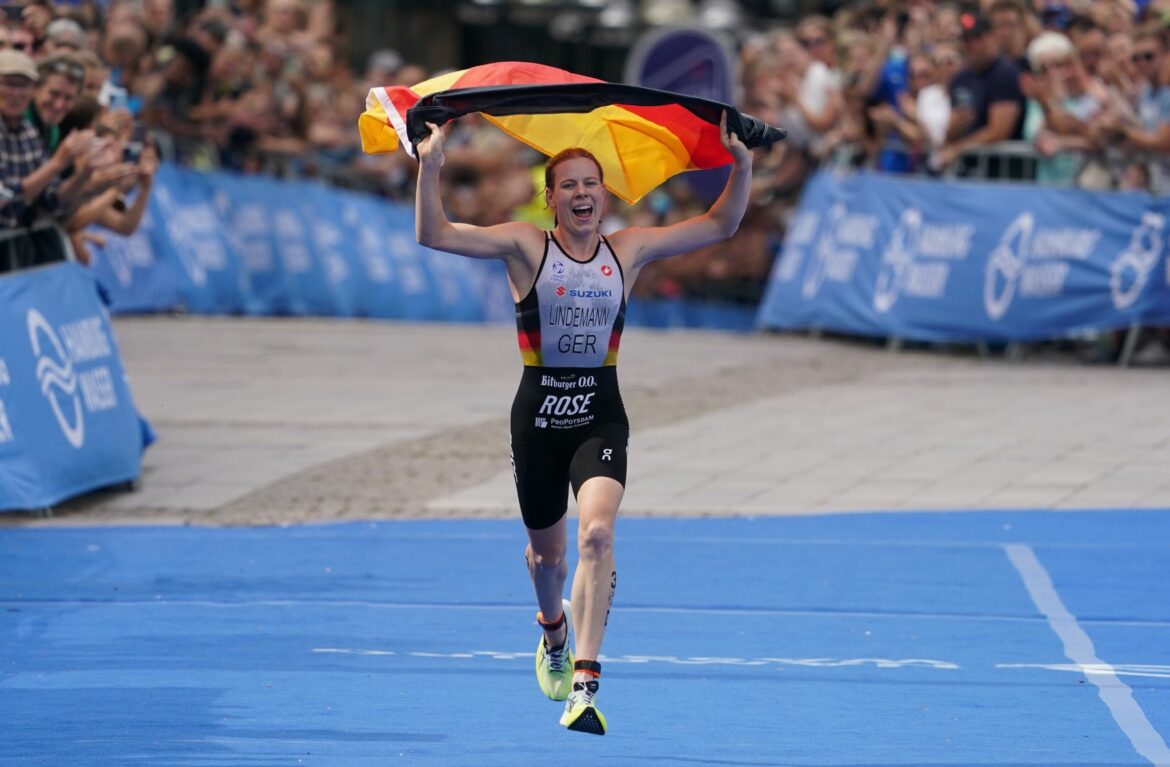 Laura Lindemann gewinnt Triathlon-Weltcup in der Halle