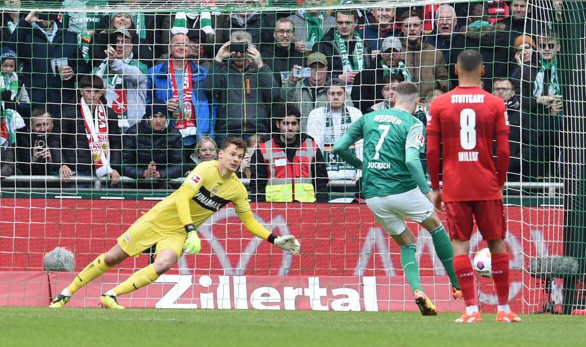 Ducksch trifft doppelt: VfB patzt bei Werder Bremen