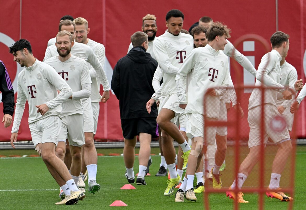 Bayern-Training vor Real mit de Ligt, Musiala und Dier