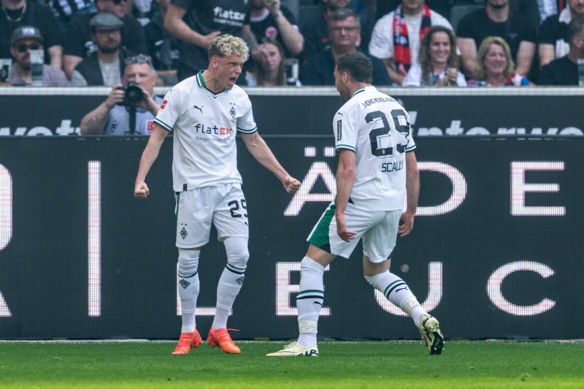 Mönchengladbach nach 1:1 gegen Frankfurt endgültig gerettet