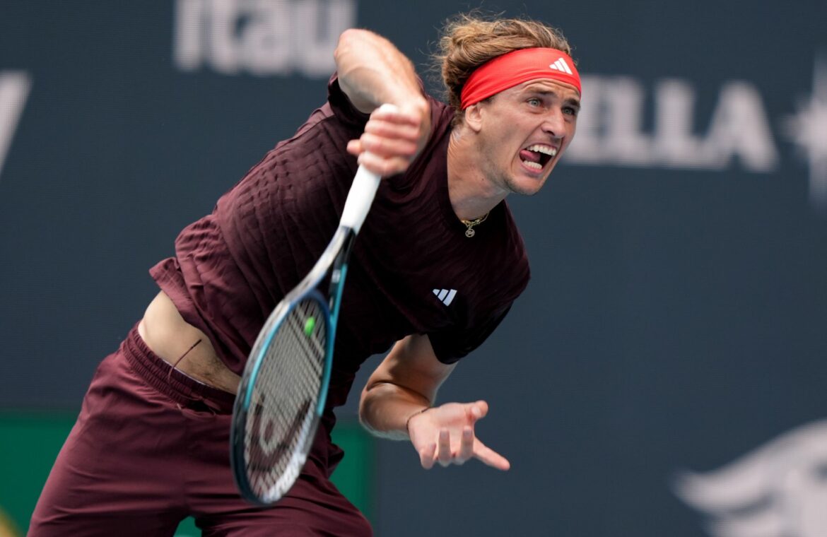Zverevs Achtelfinale in Miami um einen Tag verschoben