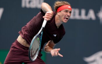 Zverevs Achtelfinale in Miami um einen Tag verschoben